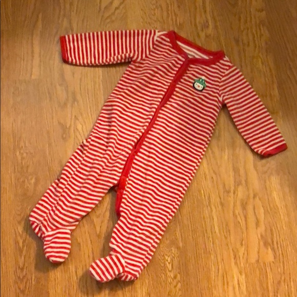 Christmas footed sleeper gender neutral 6 months - Picture 1 of 4